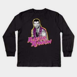 Bad Guy Razor Ramon Kids Long Sleeve T-Shirt